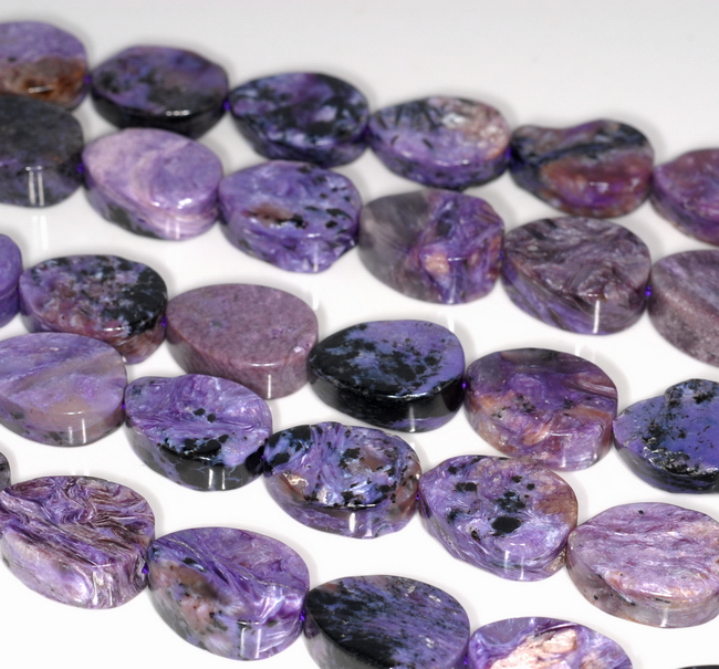 19X14-18X13MM CHAORITE GEMSTONE SLICE TEARDROP LOOSE BEADS 7/"