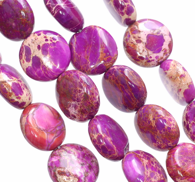 18MM BLUE IMPERIAL JASPER GEMSTONE ROUND LOOSE BEADS 7.5/"