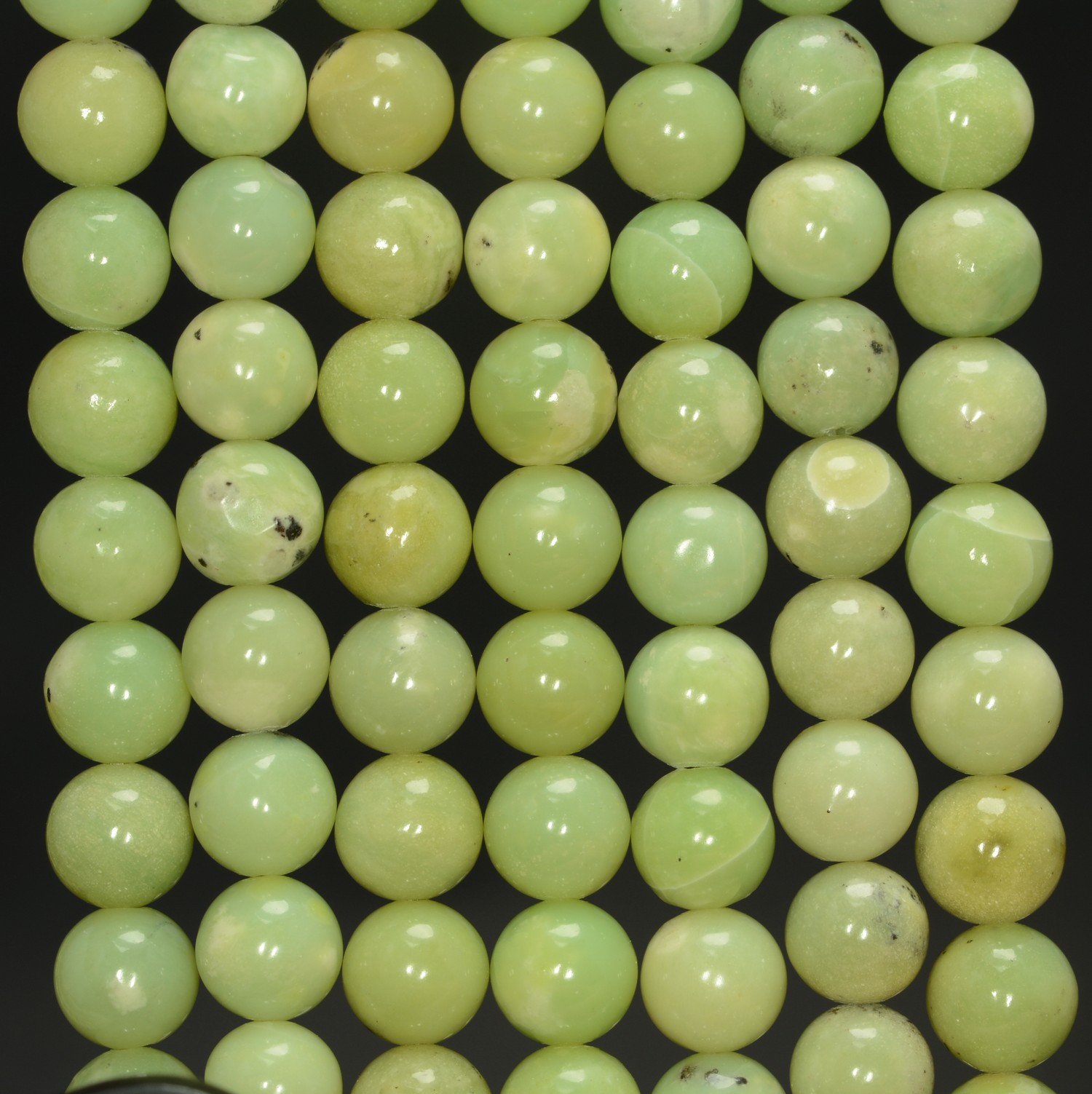 8MM LEMON QUARTZ GEMSTONE GRADE AA ROUND LOOSE BEADS 7.5/"