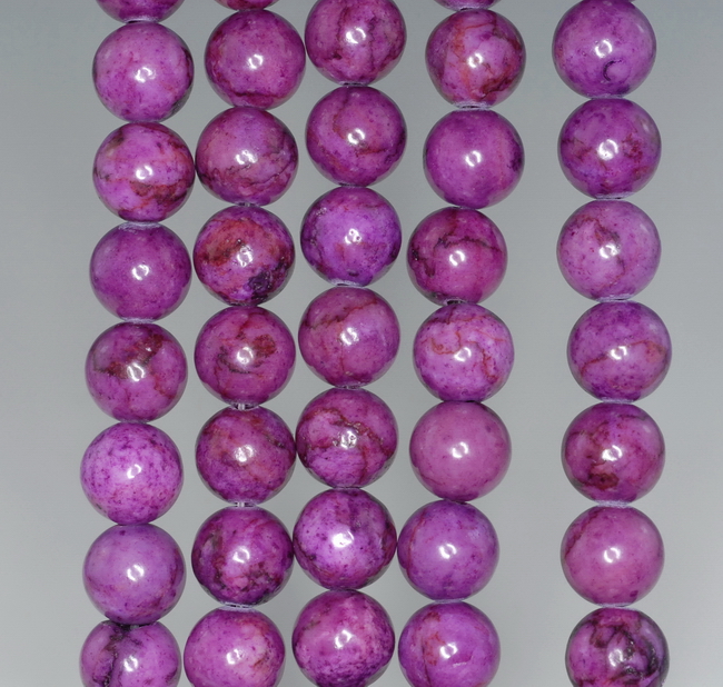 8MM PURPLE SUGILITE GEMSTONE ROUND LOOSE BEADS 15.5/"